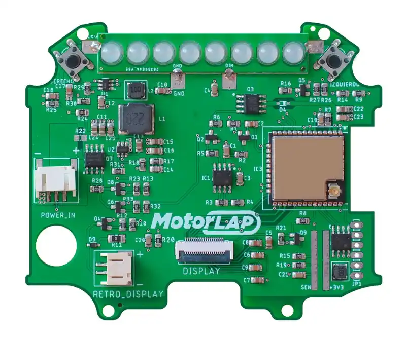 Kart wheel screen PCB
